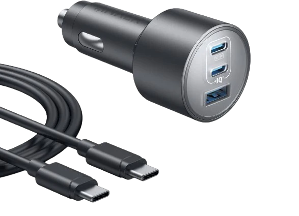 Anker Car Charger (167.5W, 3 Ports) Anker Car Charger (167.5W, 3 Ports)